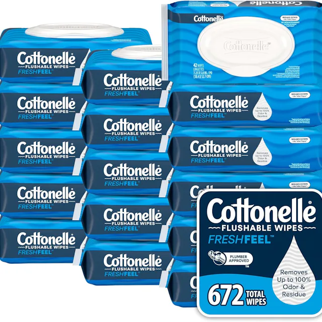 Cottonelle Fresh Feel Flushable Wipes