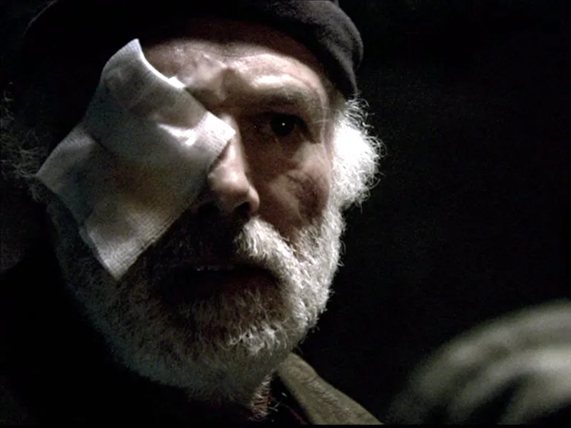 Michael Hogan as Colonel Tigh in 'Battlestar Galactica' Season 3.