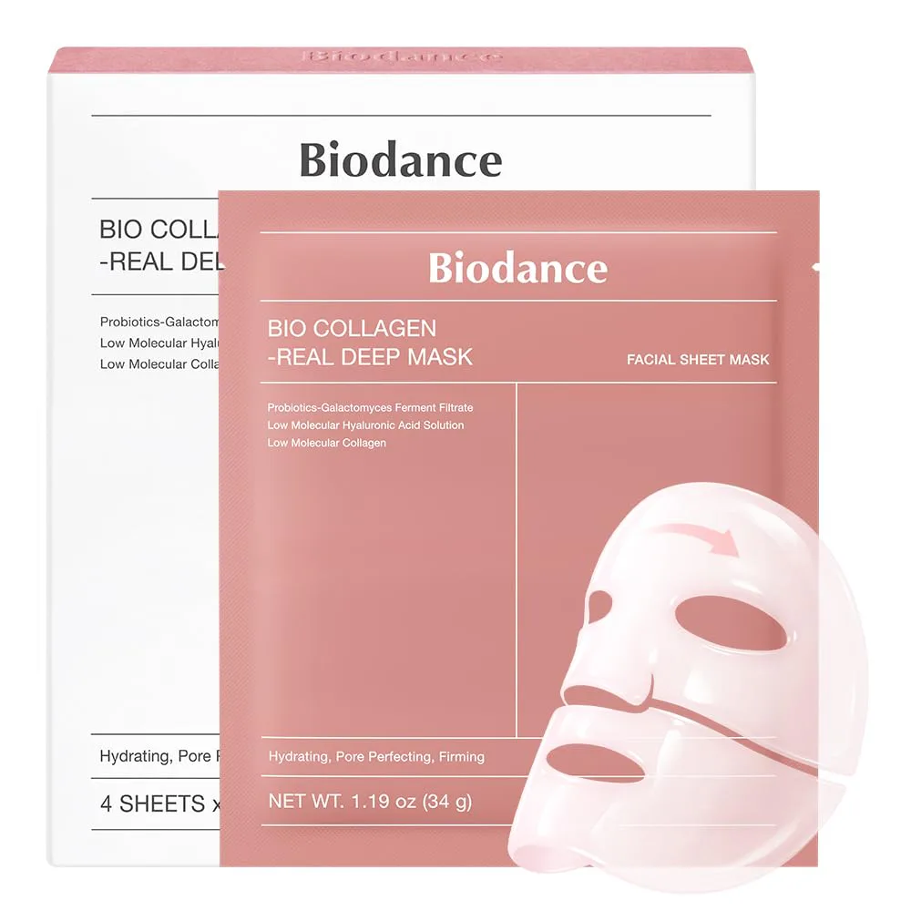 BIODANCE Bio-Collagen Real Deep Mask (4-Pack)