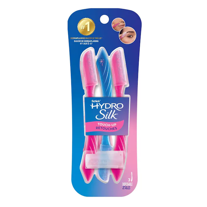 Schick Hydro Silk Touch-Up Dermaplane Razor (3-Pack)