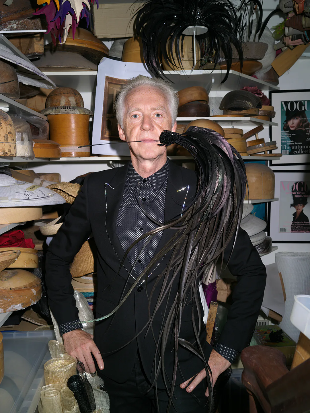 Philip Treacy in W Magazine Originals