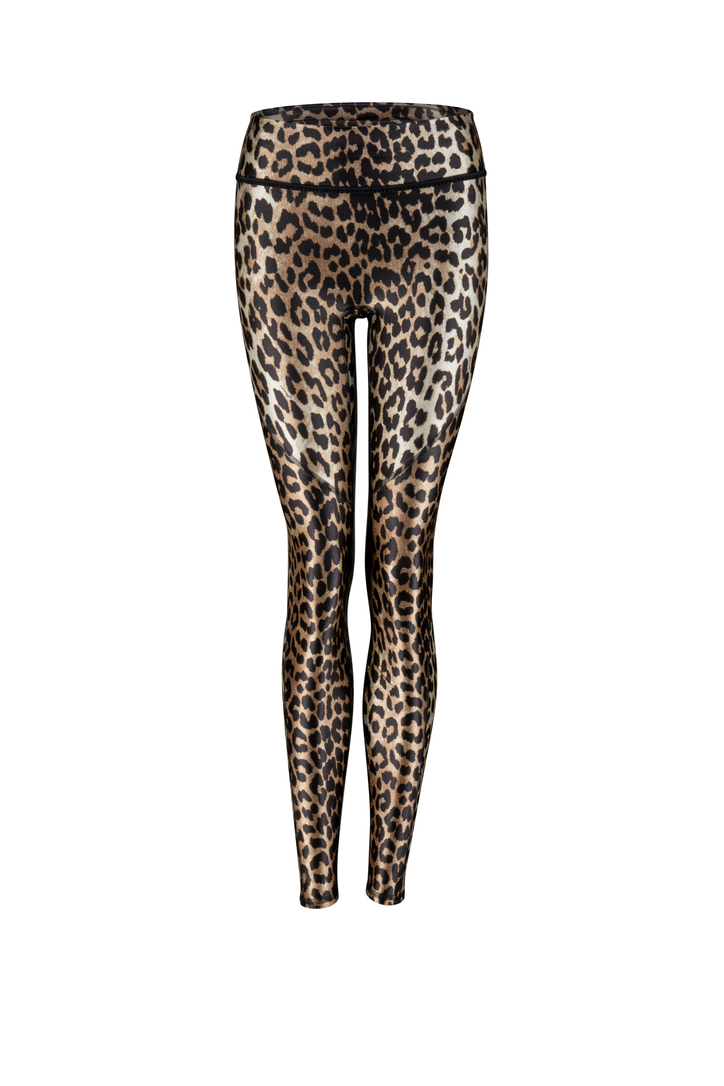 Ruffle-Trim Mid-Rise Tight