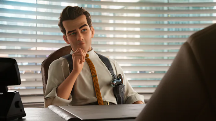 Ray Gunn (voiced by Sam Rockwell) in Ray Gunn