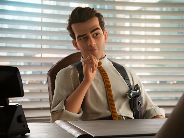 Ray Gunn (voiced by Sam Rockwell) in Ray Gunn