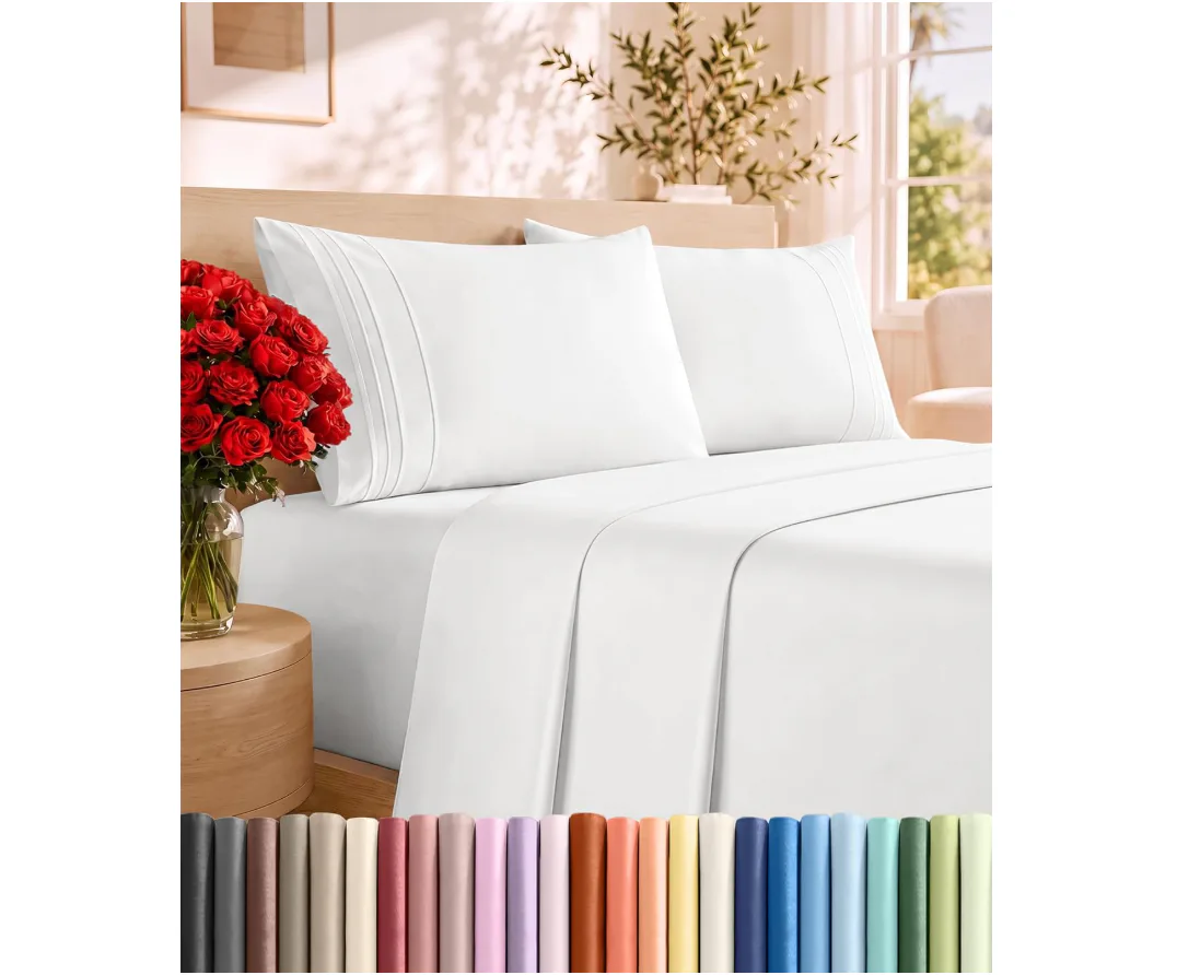 Breathable & Cooling Sheets (4 Piece Set) 