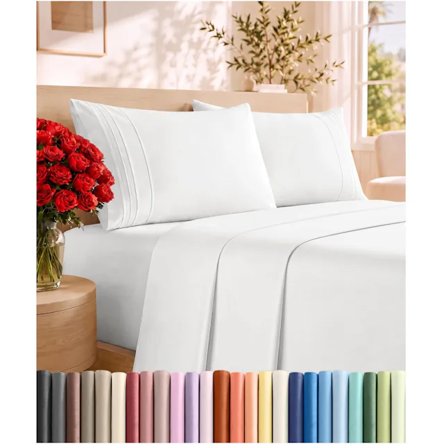 Breathable & Cooling Sheets (4 Piece Set)