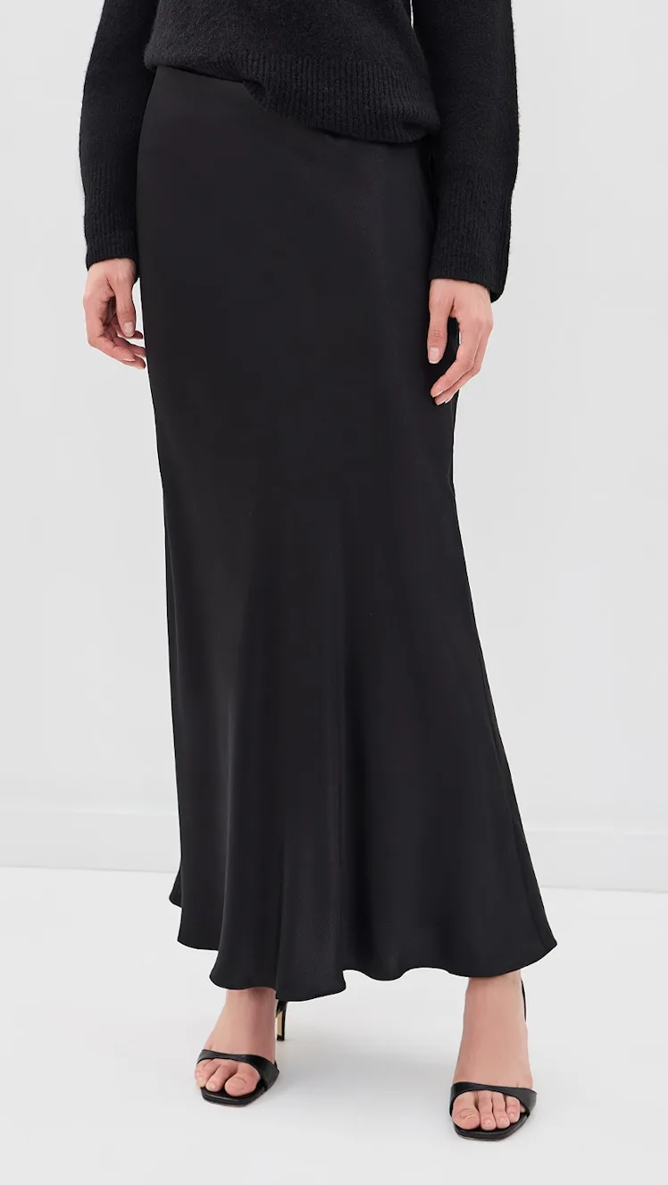 Romina Satin Skirt