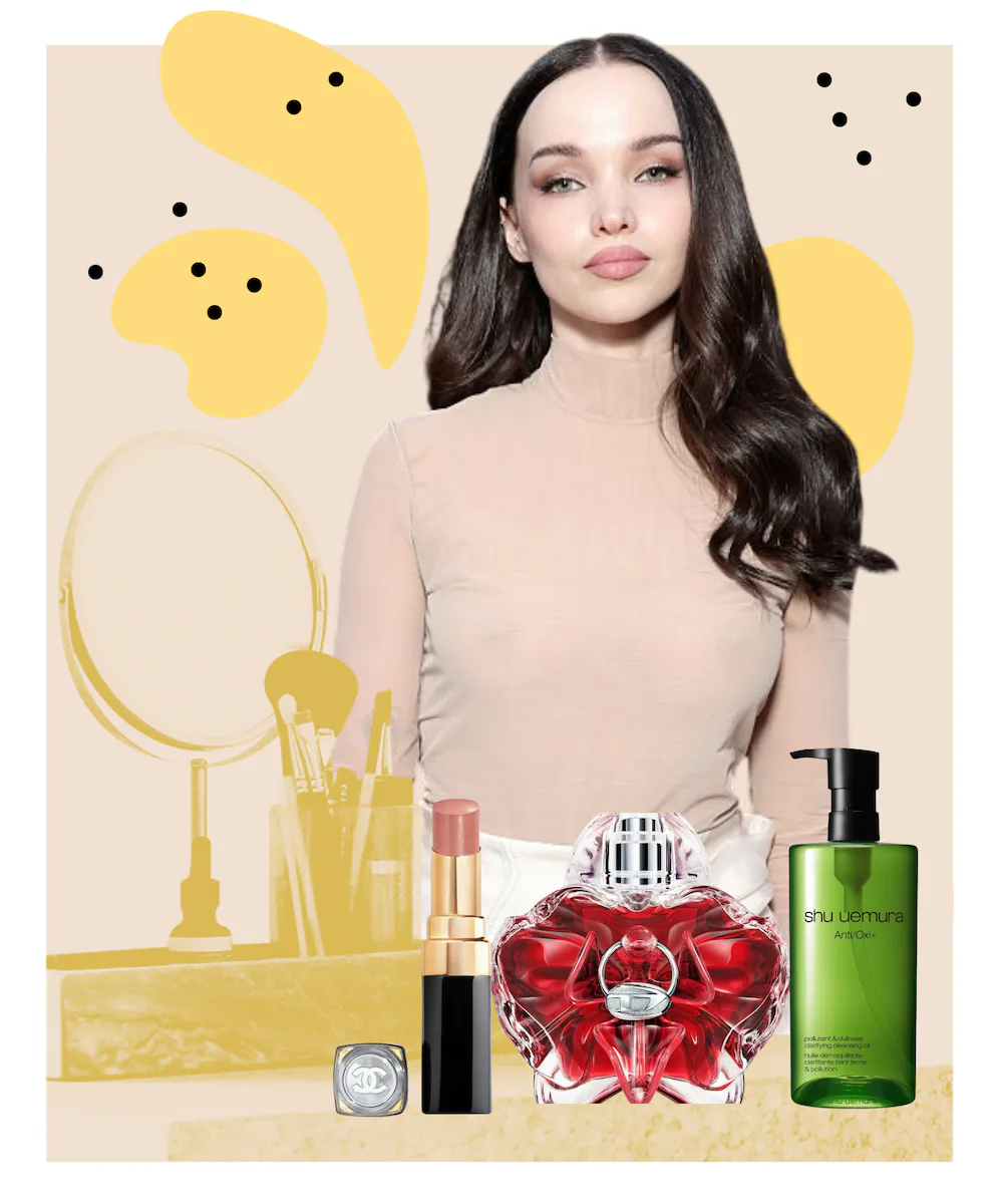 Inside Dove Cameron's beauty routine, including the lip combo she'd rather gatekeep.