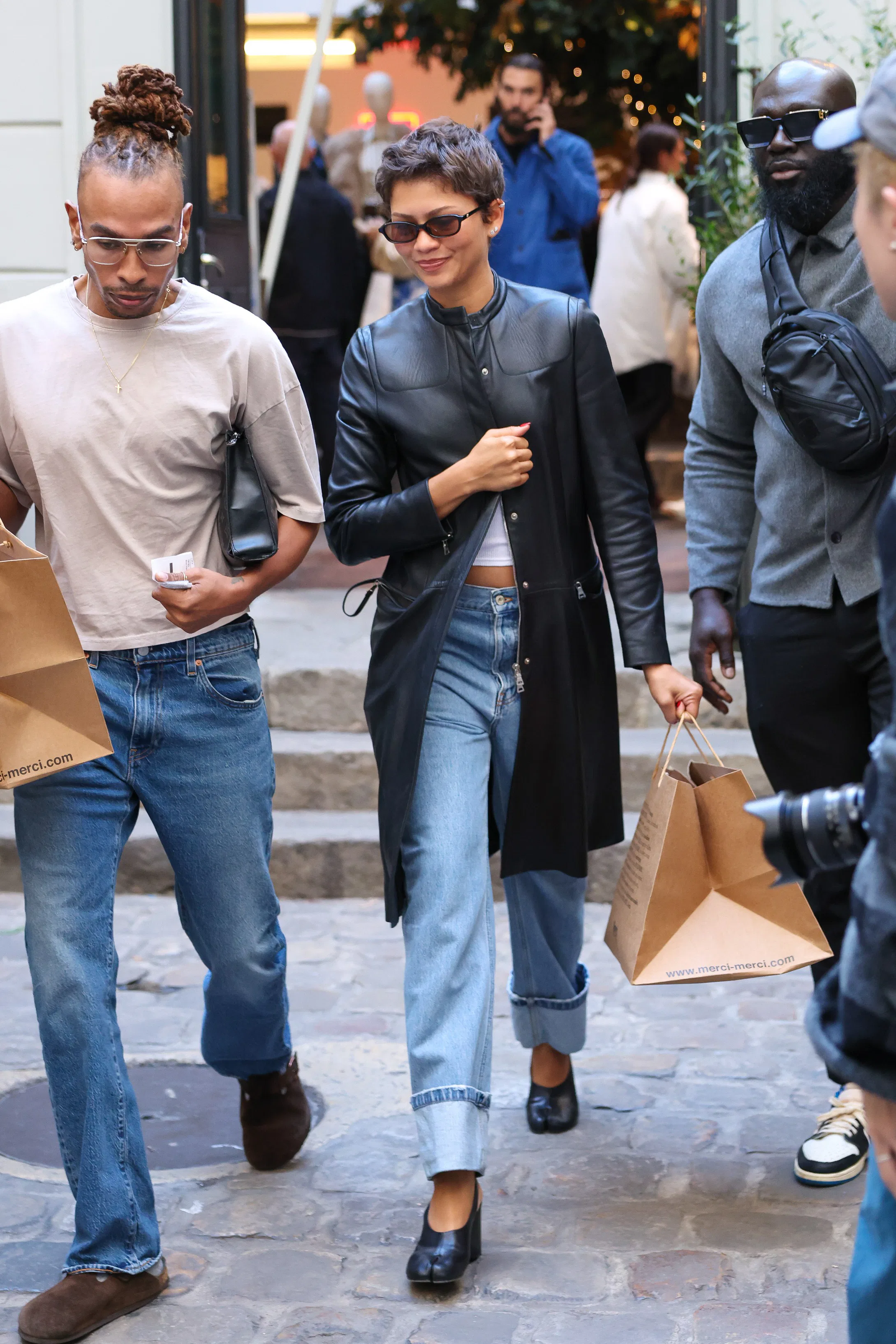 Zendaya Gives the Errand-Running Uniform an Avant-Garde Twist in Paris