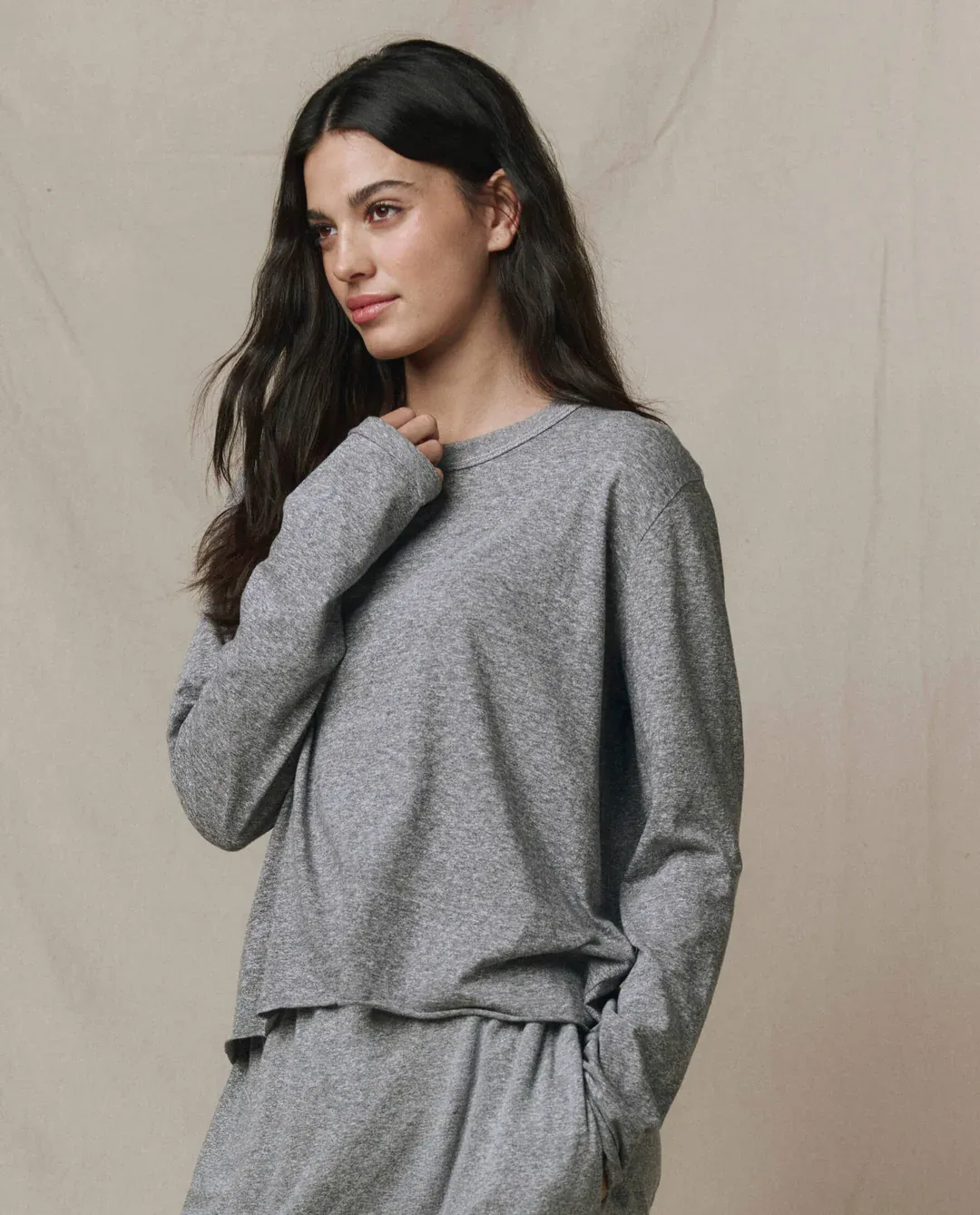 The Long Sleeve Crop Tee