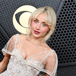Sabrina Carpenter at the 2026 Grammys.