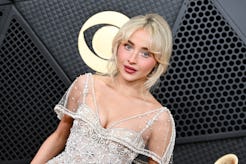 Sabrina Carpenter at the 2026 Grammys.