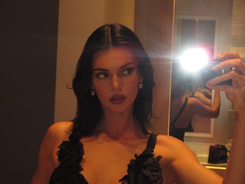 Kendall Jenner in a mirror selfie