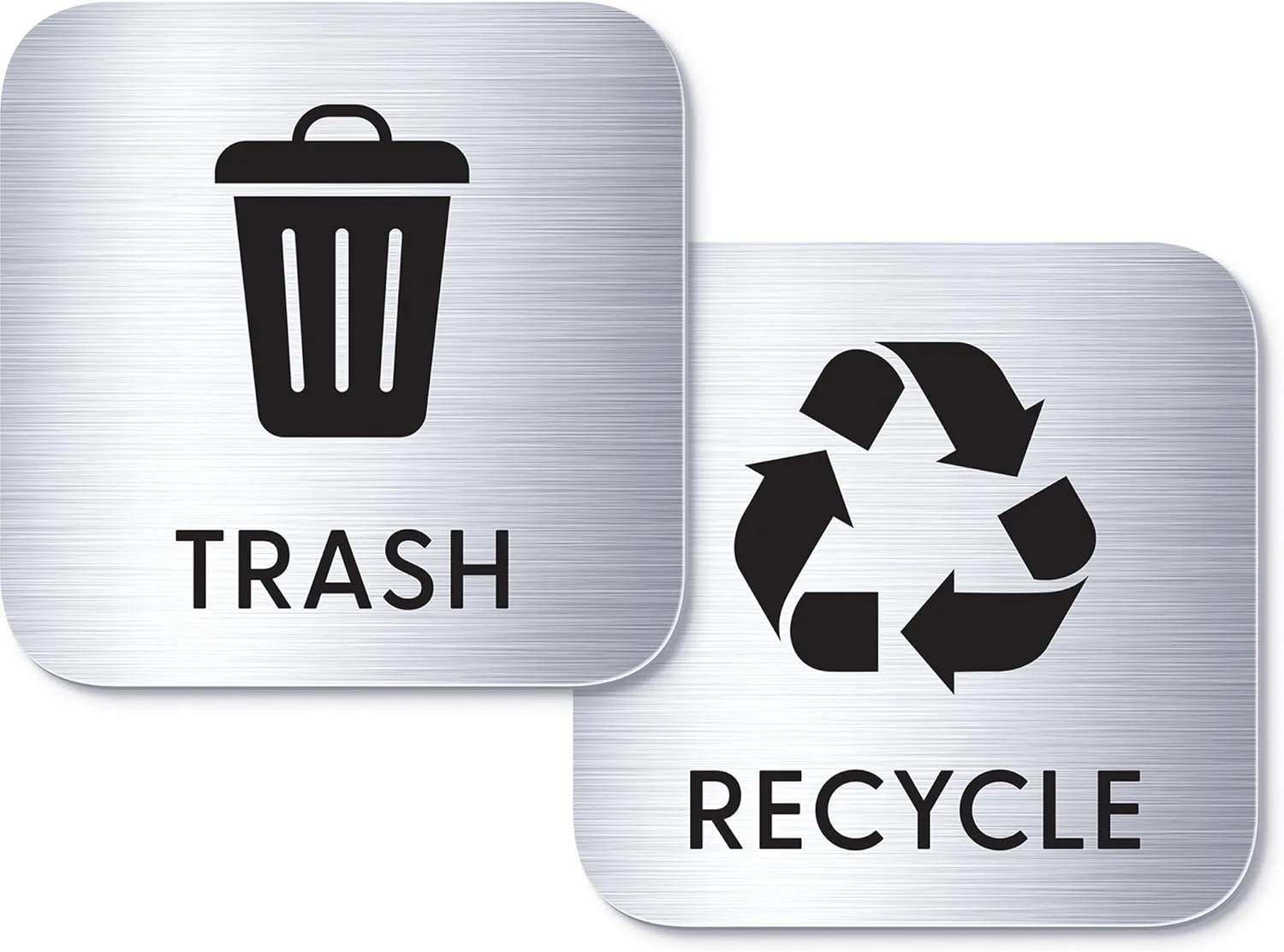 Beech & Lambert Trash & Recycling Bin Labels (2 Pieces)