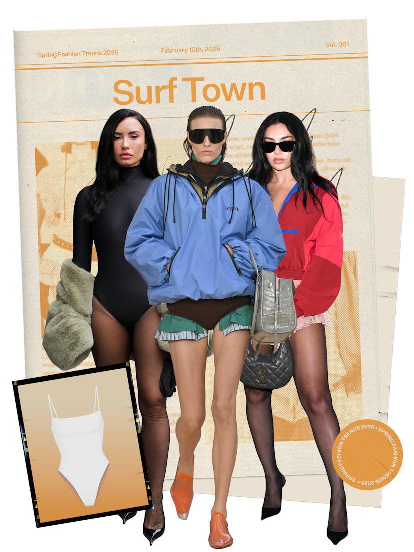 Spring 2026 Fashion Trend: Demi Lovato & Charli XCX in surfer chic looks