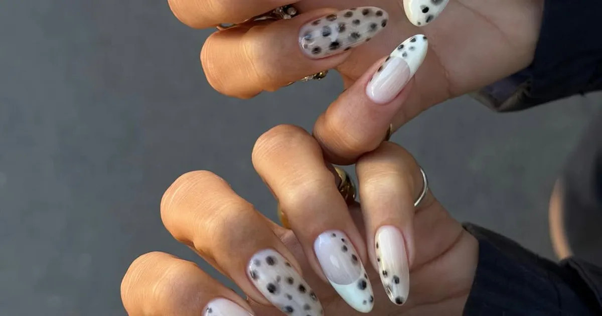 Skip The Leopard Print In Favor Of Dalmatian Nails, Spring's Cutest Mani Trend