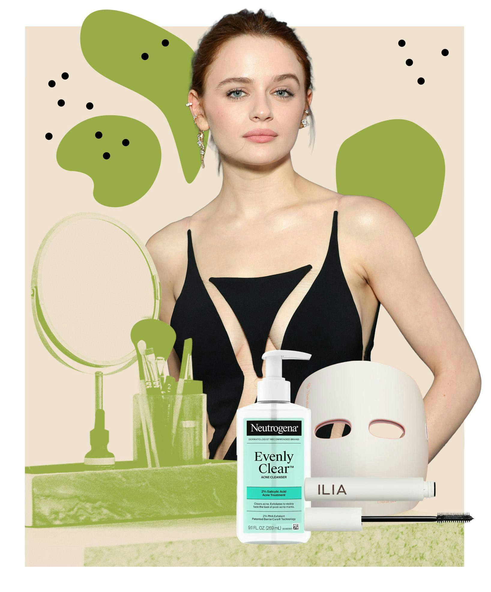 Joey King on her beauty routine, Neutrogena's Evenly Clear line, and signature scent.