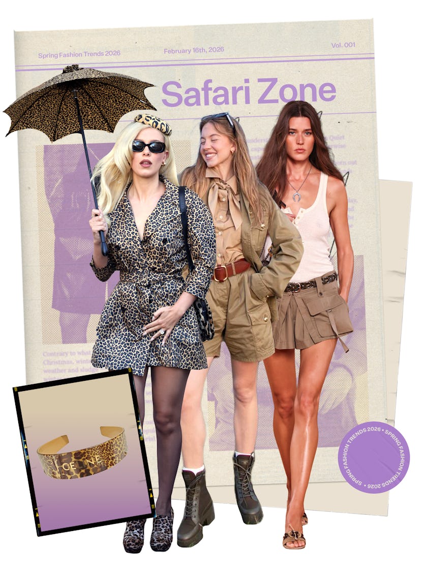 Spring 2026 Fashion Trend: Millie Bobby Brown & Sydney Sweeney in safari 'fits