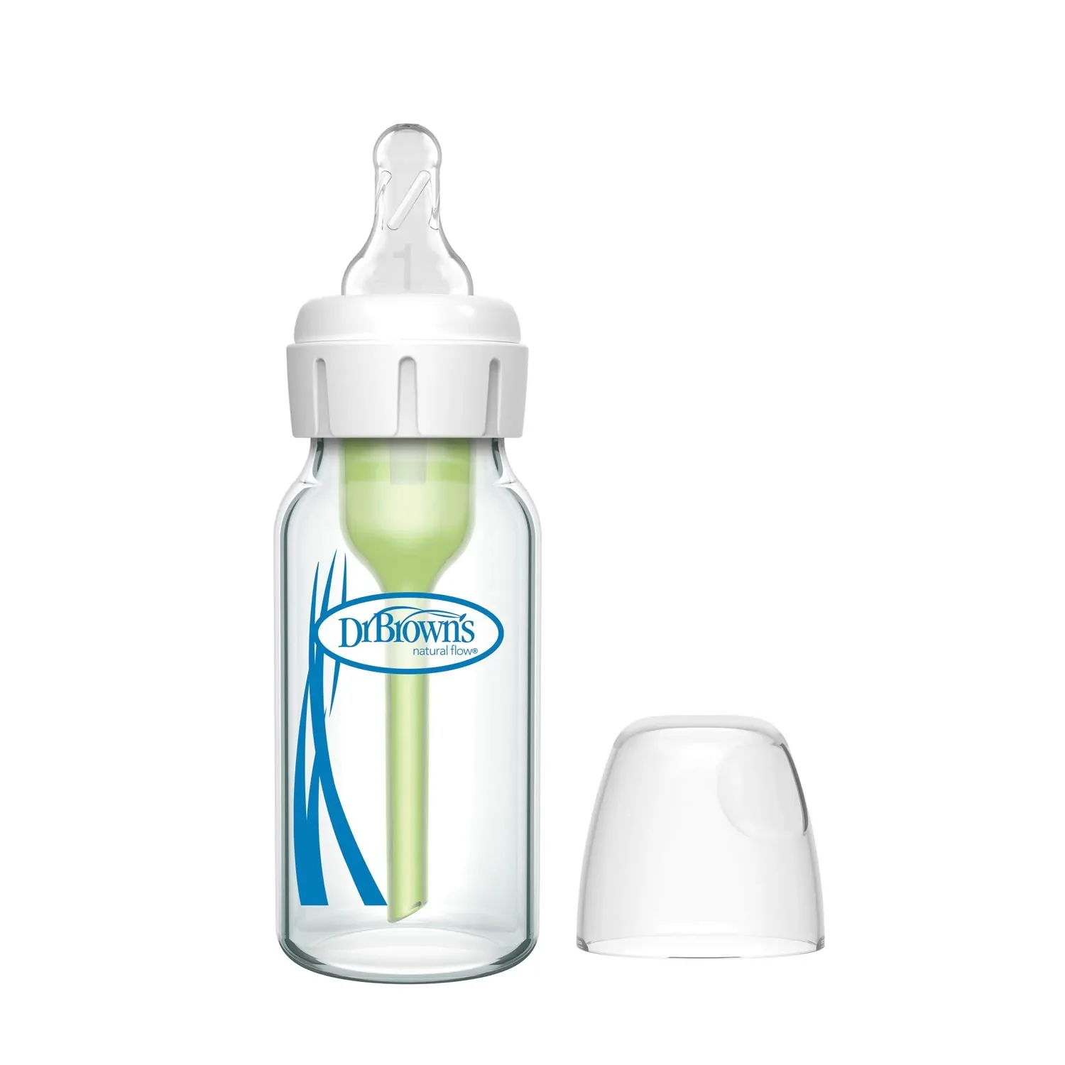 Dr. Brown's Natural Flow® Anti-Colic Options+™ Narrow Glass Baby Bottle