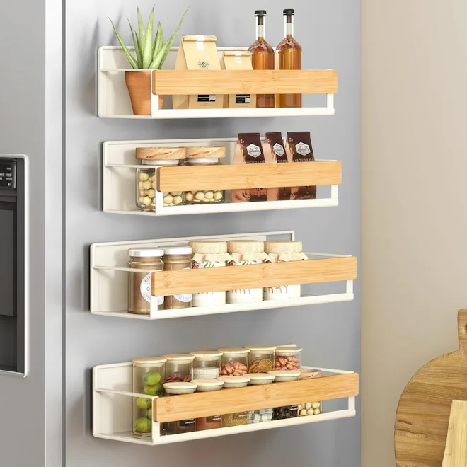 SONGMICS Magnetic Spice Racks (4-Pack)