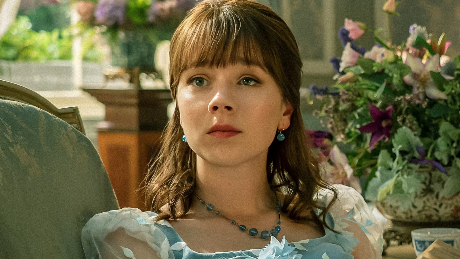 Claudia Jessie as Eloise in 'Bridgerton' Season 4.