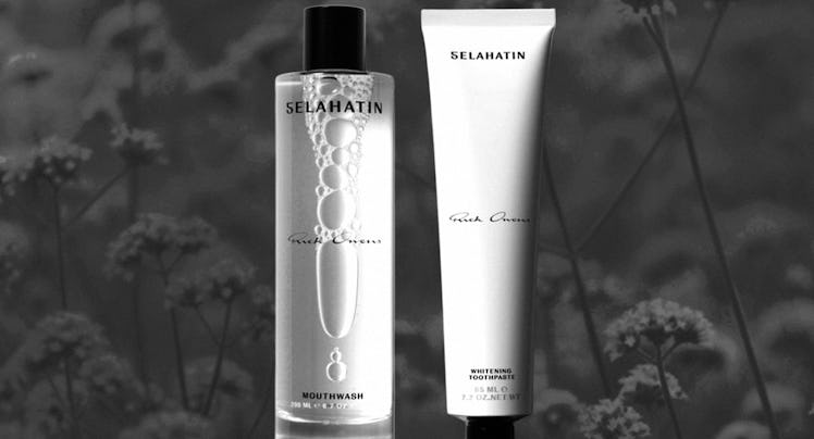 Selahatin x Rick Owens mouthwash and toothpaste