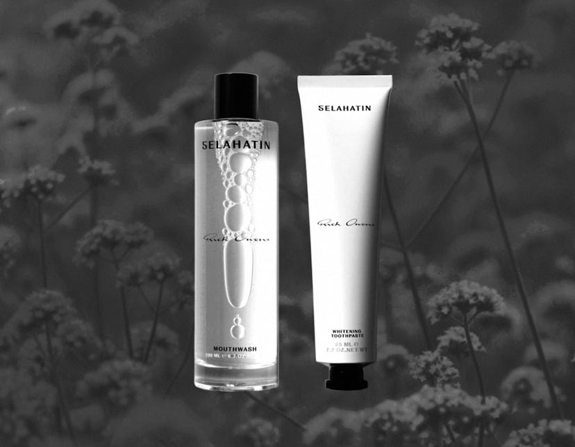 Selahatin x Rick Owens mouthwash and toothpaste