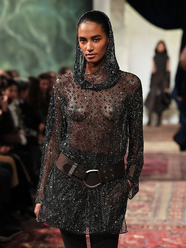 Romantic blush at Ralph Lauren.