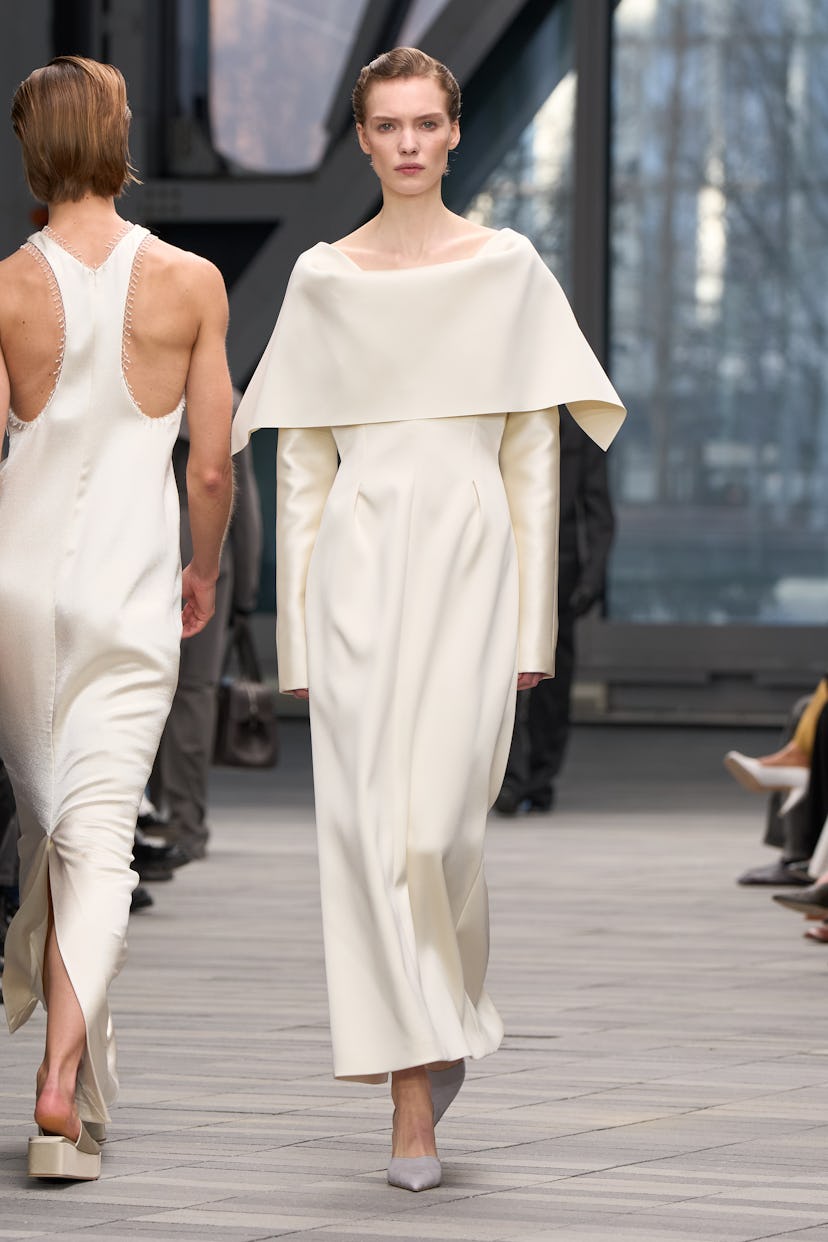 a look from calvin klein collection fall 2026 show at new york fashion week