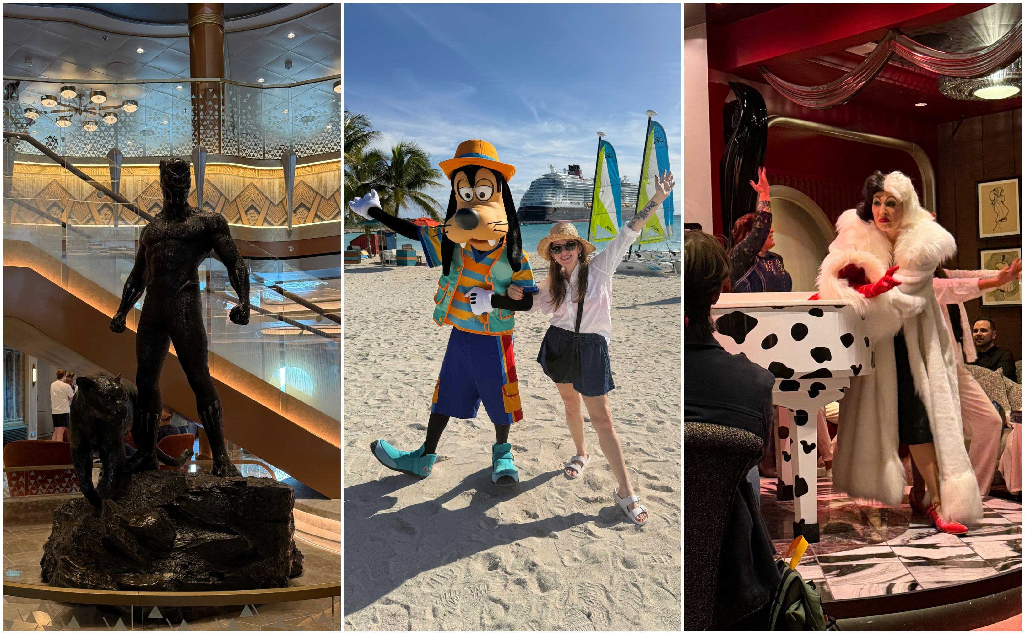 Disney's newest cruise ship, Destiny, has a "heroes and villains" theme.