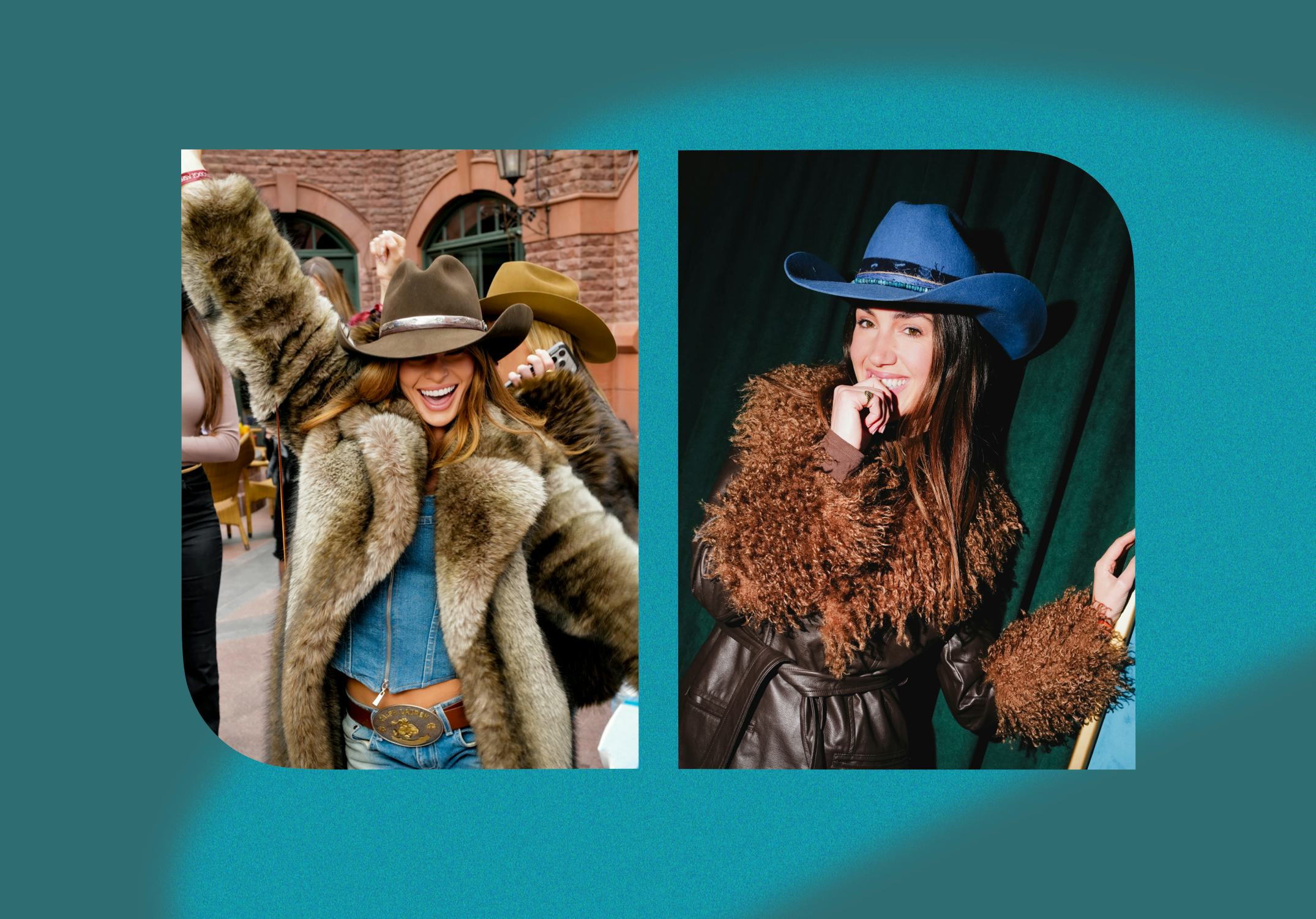 Juliette Porter and Tinx at NYLON's Residency at The Snow Lodge. 