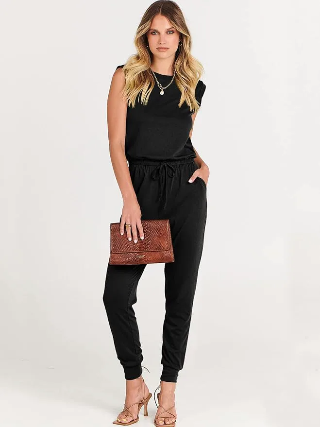 ANRABESS Sleeveless Jumpsuit