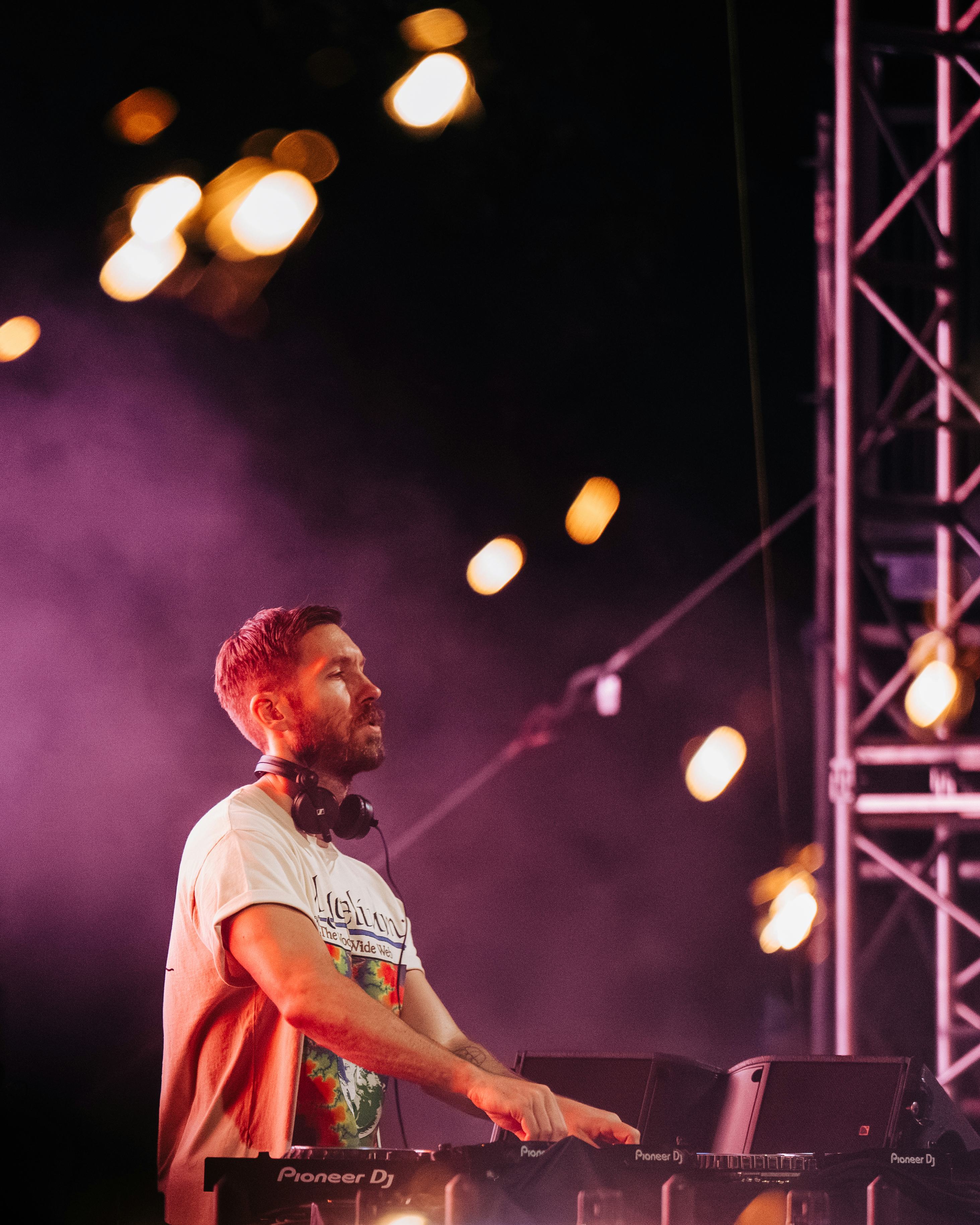 Calvin Harris at Palm Tree Music Festival in West Palm Beach
