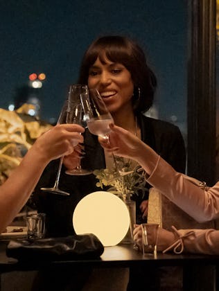 Elisabeth Moss, Kerry Washington, and Kate Mara in 'Imperfect Women,' premiering March 18, 2026 on A...
