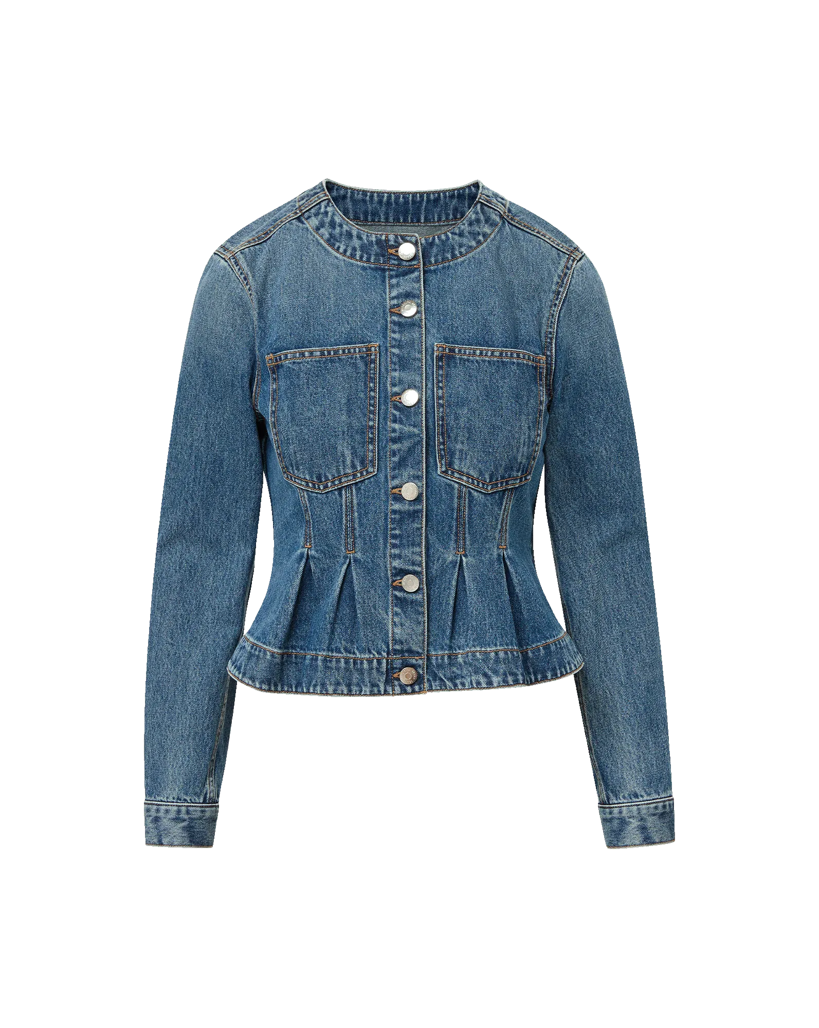 Zahara Peplum Denim Jacket