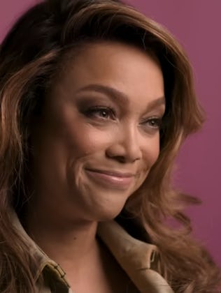 still from netflix's reality check documentary about america's next top model, in which tyra banks s...