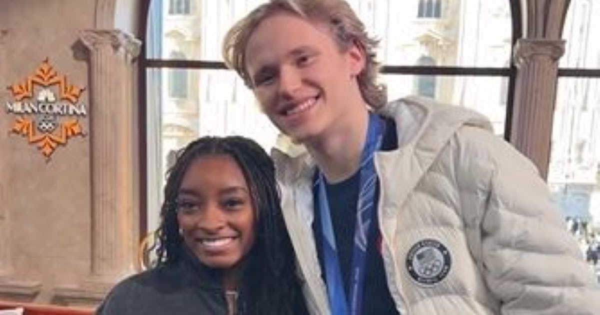 Simone Biles & Ilia Malinin Had The Olympics Meetup Fans Wanted