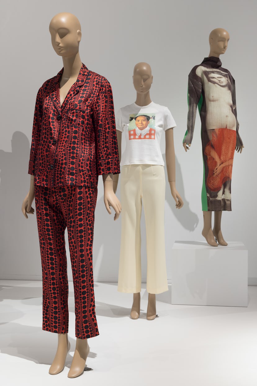 Marc Jacobs for Louis Vuitton, Yayoi Kusama collection silk pajama set, 2012, Gift of Louis Vuitton;...