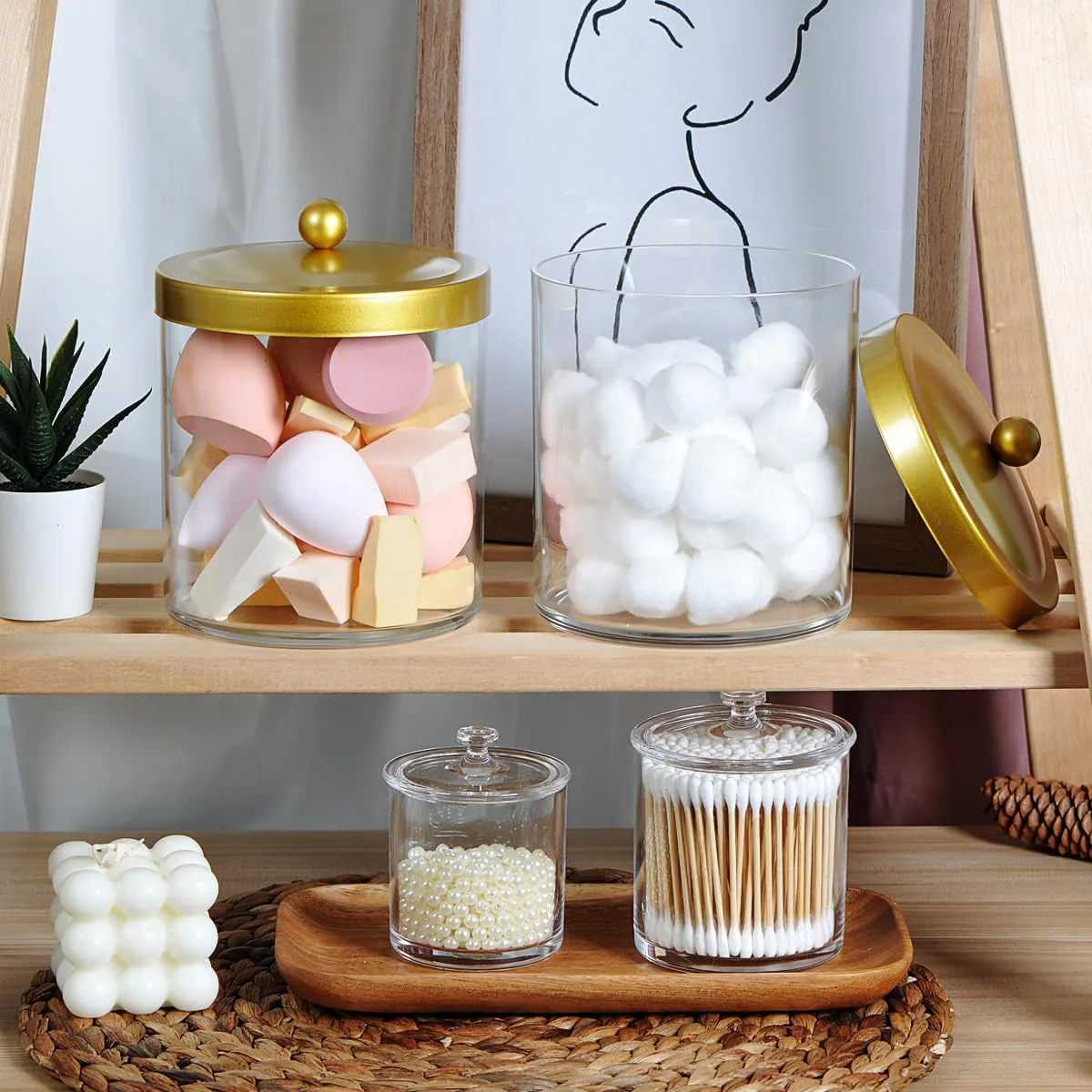 SheeChung Apothecary Jar Set (3 Pieces)