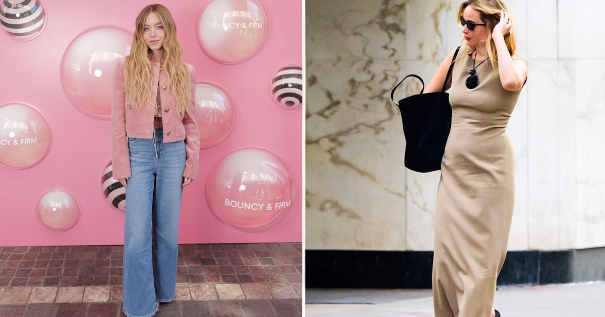 Sydney Sweeney's Peep-Toes, J. Law's Thongs, & 4 More Hot Spring Shoe Trends