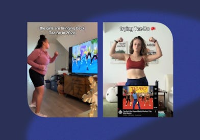 According to TikTok, Tae Bo is back.