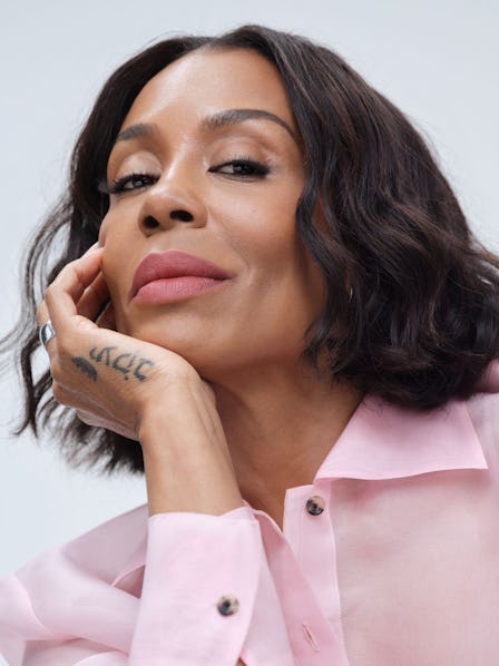 Karen Pittman wearing a Signature Blush lipstick