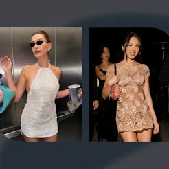 Hailey Bieber and Olivia Rodrigo at the Grammys after parties.