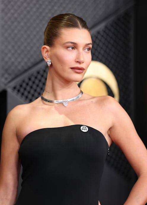 Hailey Bieber at the 2026 Grammy Awards