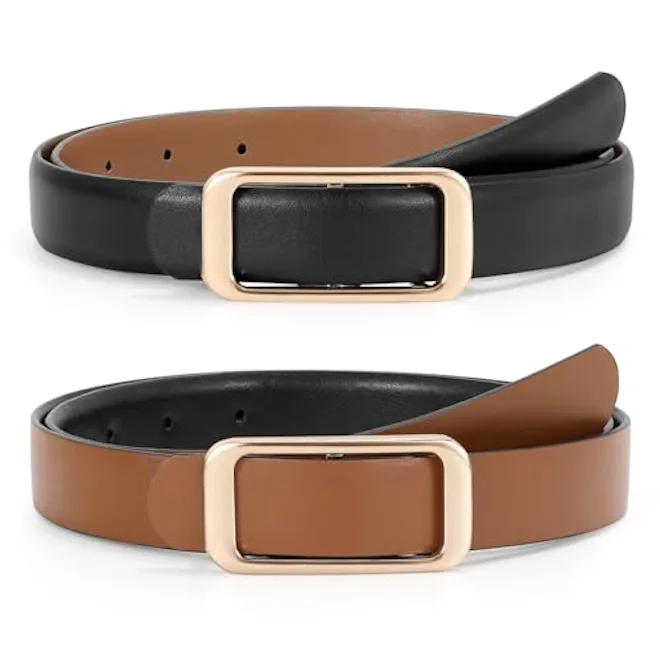 JASGOOD Reversible Leather Belt