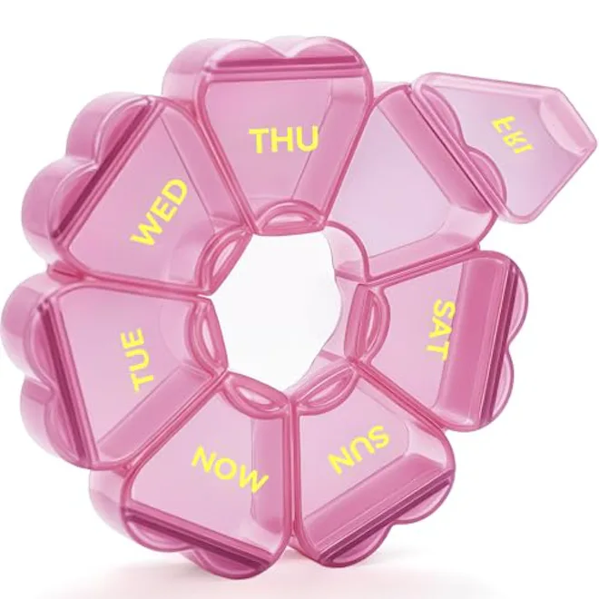 SHIJOINYU Weekly Pill Organizer