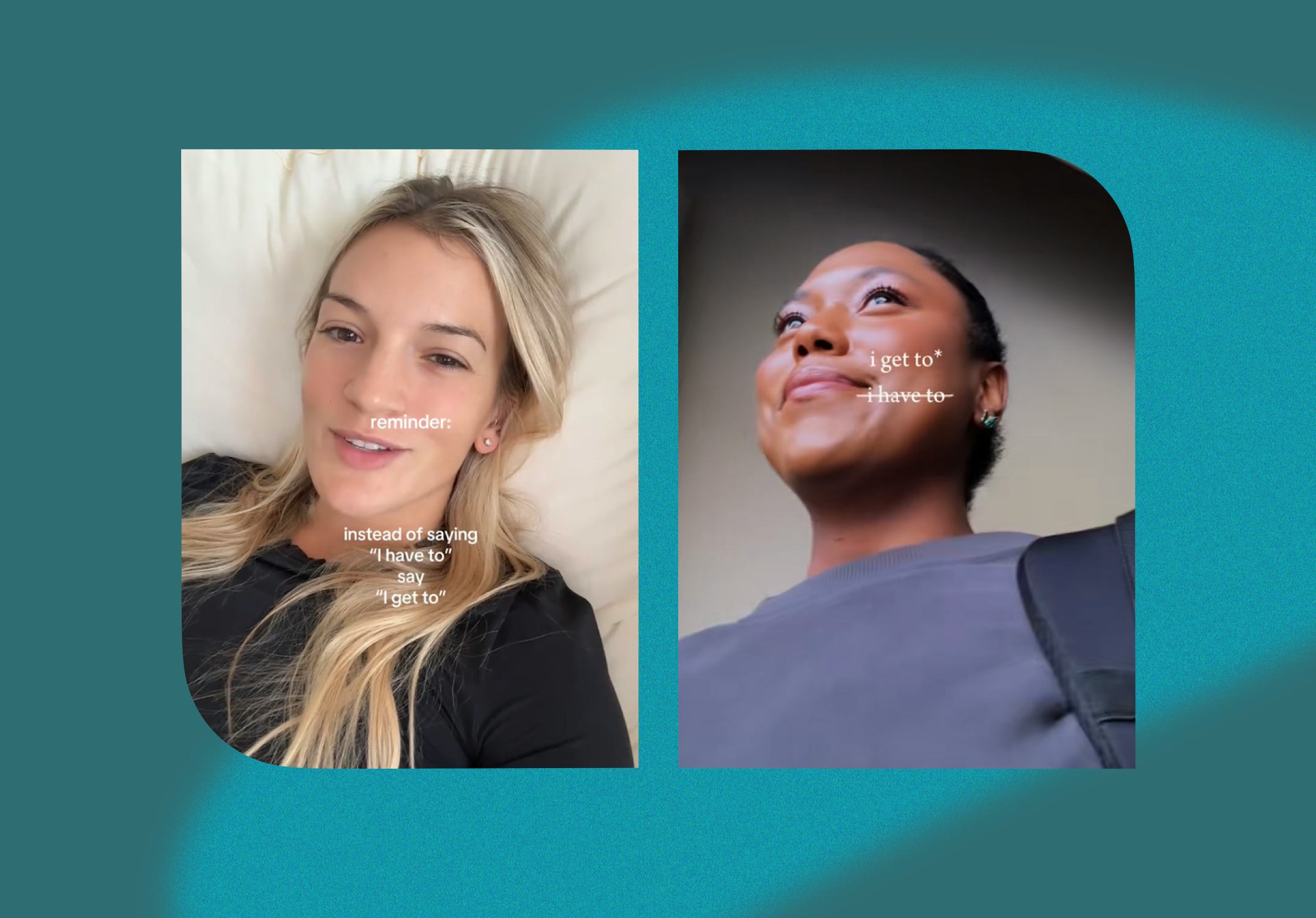 Saying "I get to" instead of "I have to" is a simple shift that boosts productivity.