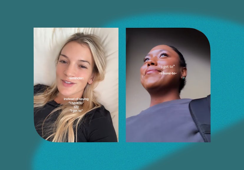 Saying "I get to" instead of "I have to" is a simple shift that boosts productivity.