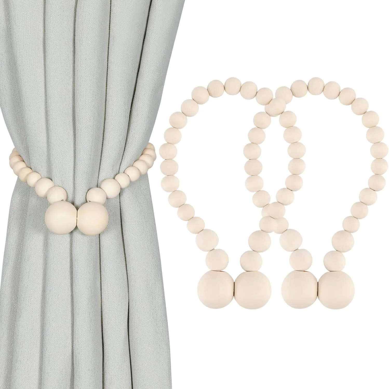 KLOGTSIND Magnetic Curtain Tiebacks (2-Pack)