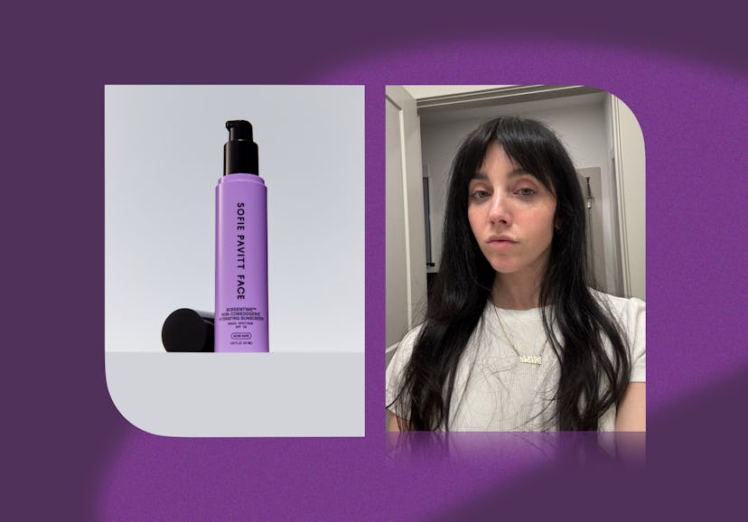 An honest review of Sofie Pavitt's Screentime Sunscreen SPF 30.